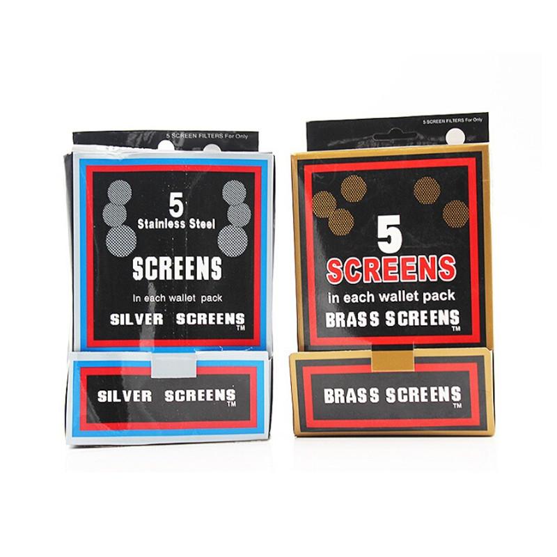 

2021 NEW Silver Metal Tobacco Smoking Metal Filters Smoke 20MM Pipe Screen