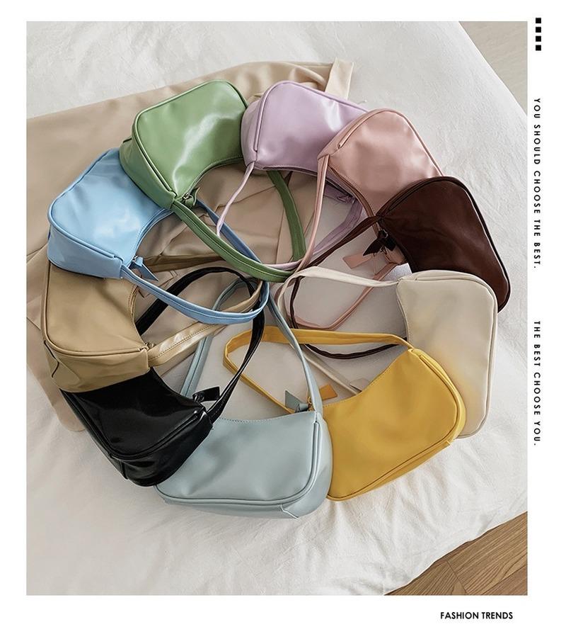 

2021 underarm handbag texture shoulder bag