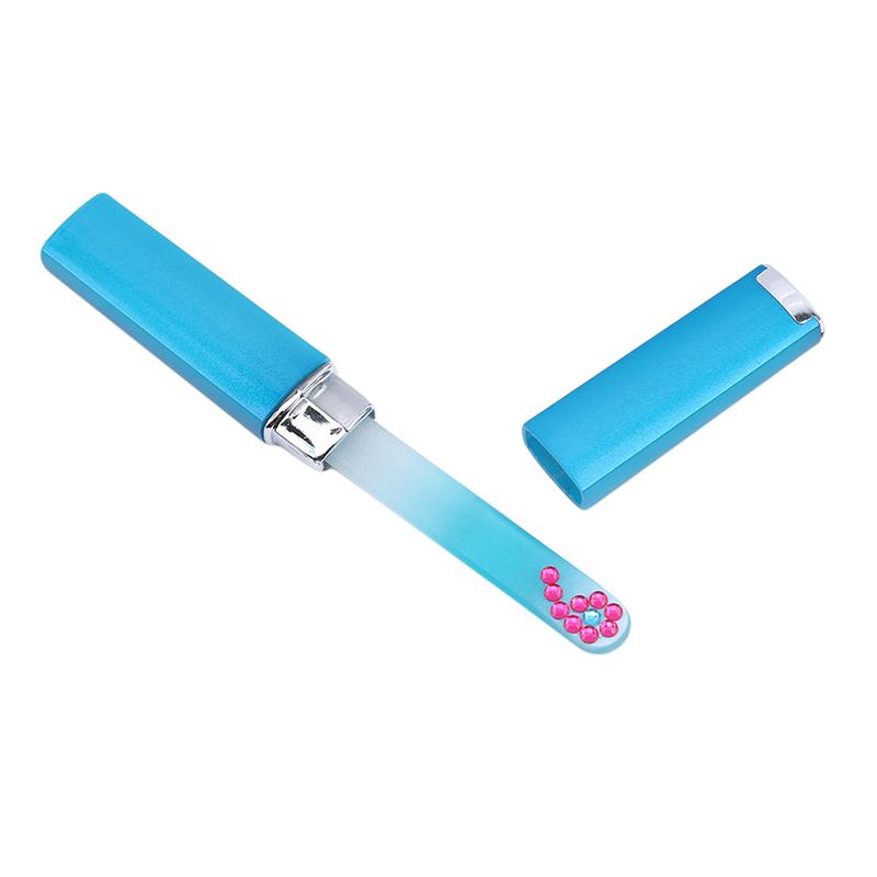 

1Pc Crystal Nail File Buffer With Nail Grinder Manicure Pedicure Professional Beauty Block Polishing Tools