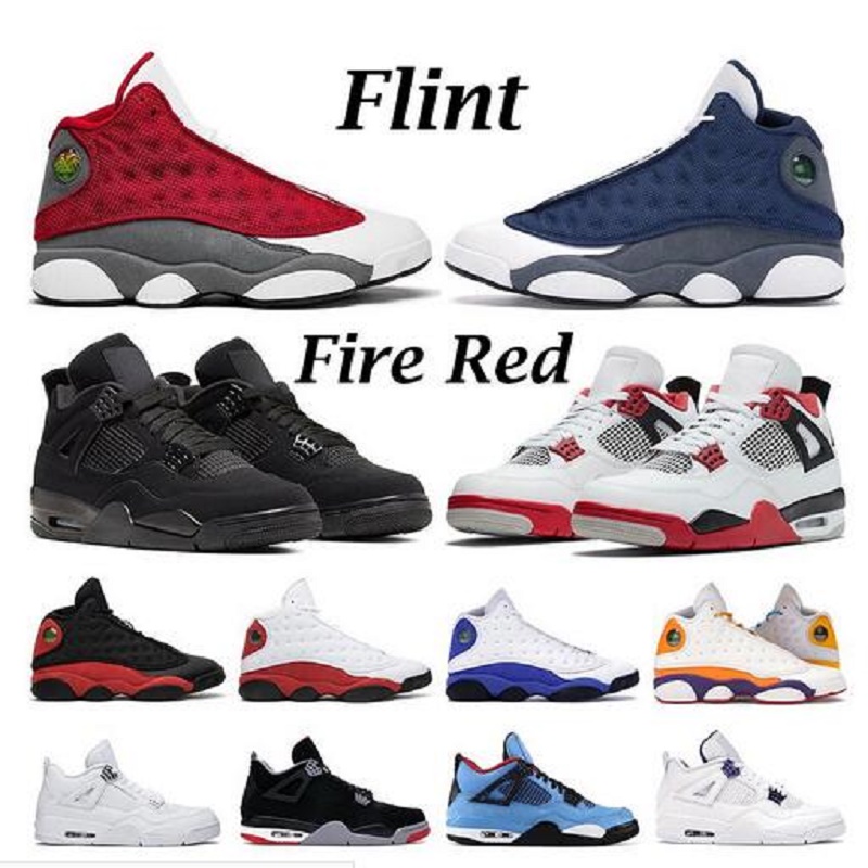 

off Sail 4 Womens Mens Basketball Shoes 4s New Jumpman Sneakers Size 13 Black Cat 2021 Fire Red Bred IV Cactus Jack Trainers, Color 5
