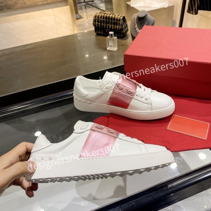 

the Fashion Mens Women Leather Breathable Shoes Open Low sports Sneakers yh200906, 03