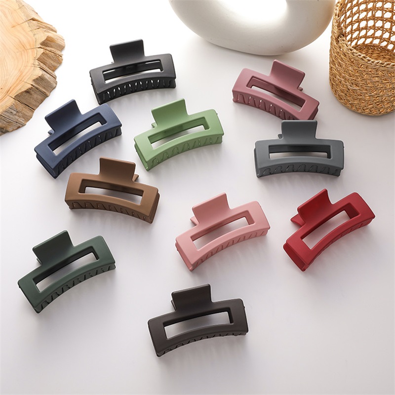 

Acrylic Hair Clips Women Girl Shower Curl Versatile Square Large Hairpins Simple Solid Color Fashion Hairgrip Jewelry Accessories 1 45ms M2