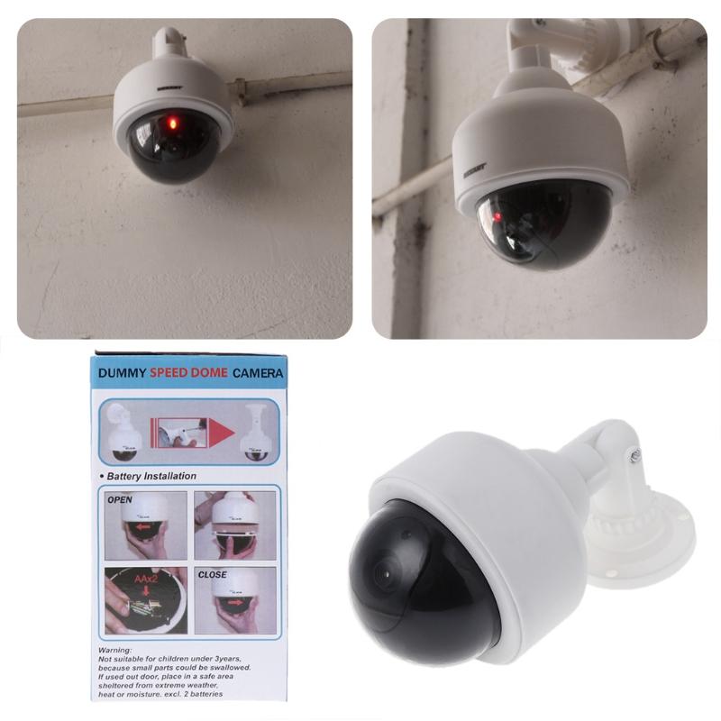 

2020 New Universal Fake Dummy Outdoor Waterproof Security Surveillance Flash Dome Camera CCTV Video High Quality