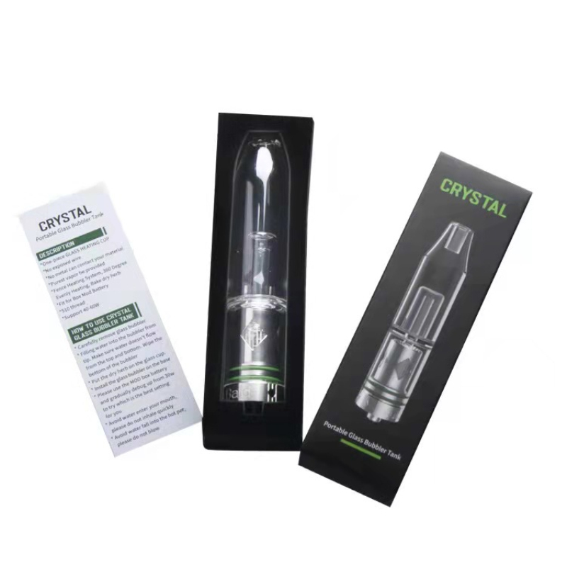 

Longmada Crystal Atomizer 3-In-1 Quartz Bowl For Wax Thick Oil Tobacco Dry Herb Glass Bong Bubbler Electronic Cigarette