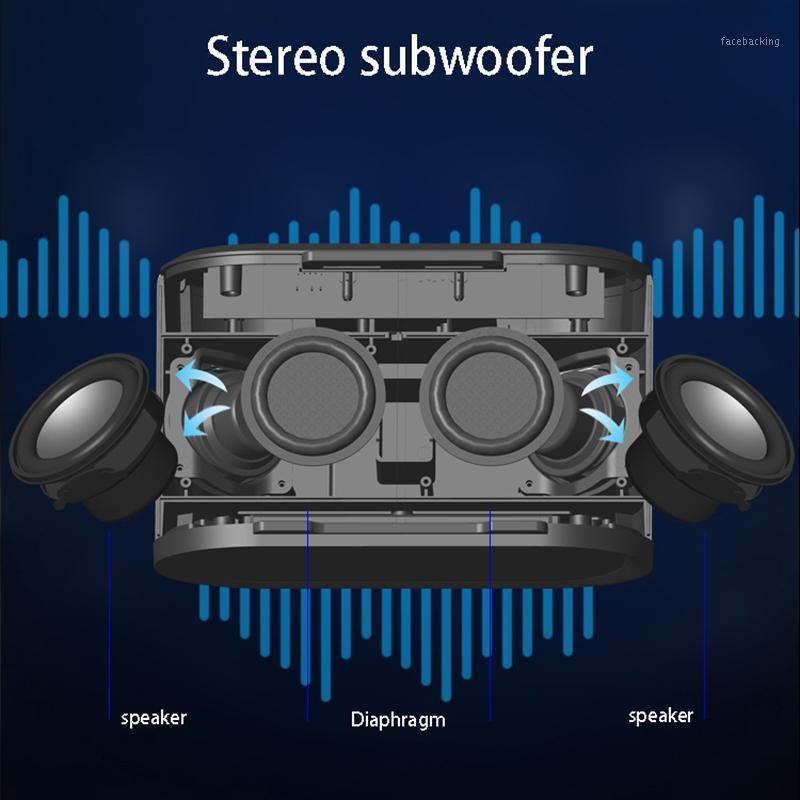 

Wireless Bluetooth Speakers Alarm Clock Speakers Subwoofer with Wireless Charging FM Radio1