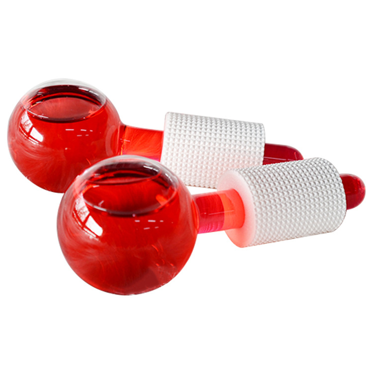 

ICE Globes Facial Roller Cold Skin Massagers Smart Magic Cool Roller Ball Facial Massage Tools for Face and Neck Eye circle Roll