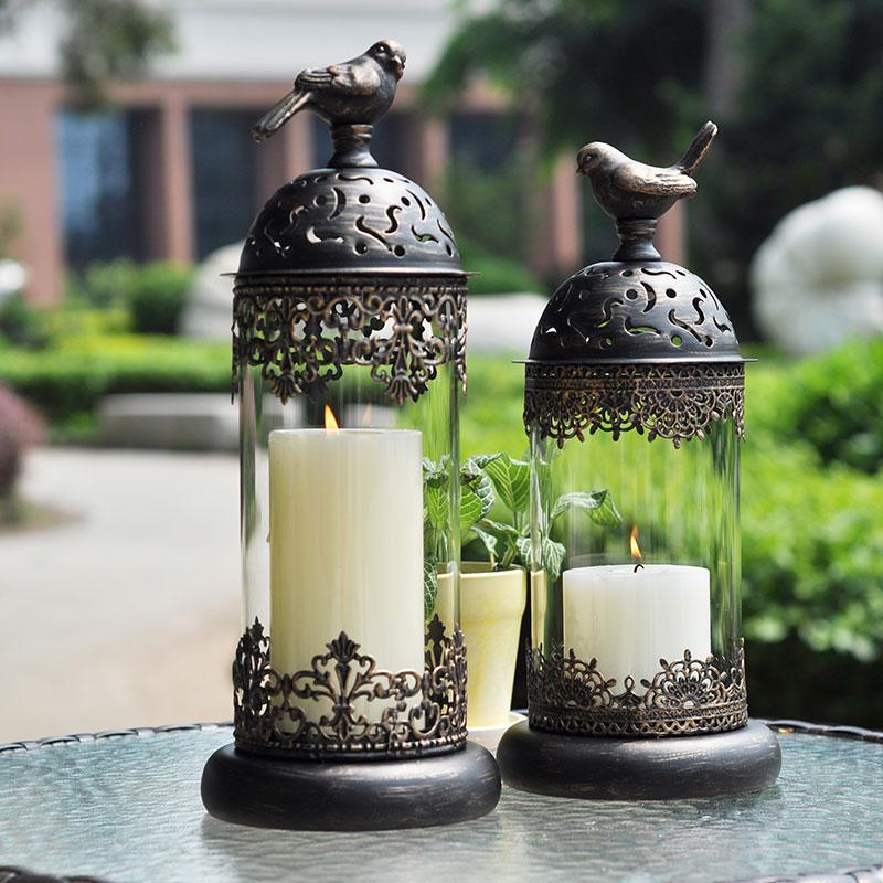 

Nordic Metal Candlestick Home Decoration Accessories Romantic Candlelight Dining Table Candle Stand Moroccan Candle Holder Decor