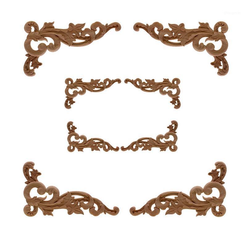 

VZLX HOT Rubber Wood Carved Applique Retro Furniture Craft Decor Vintage Home Decoration Accessories Figurine Wooden Letters1