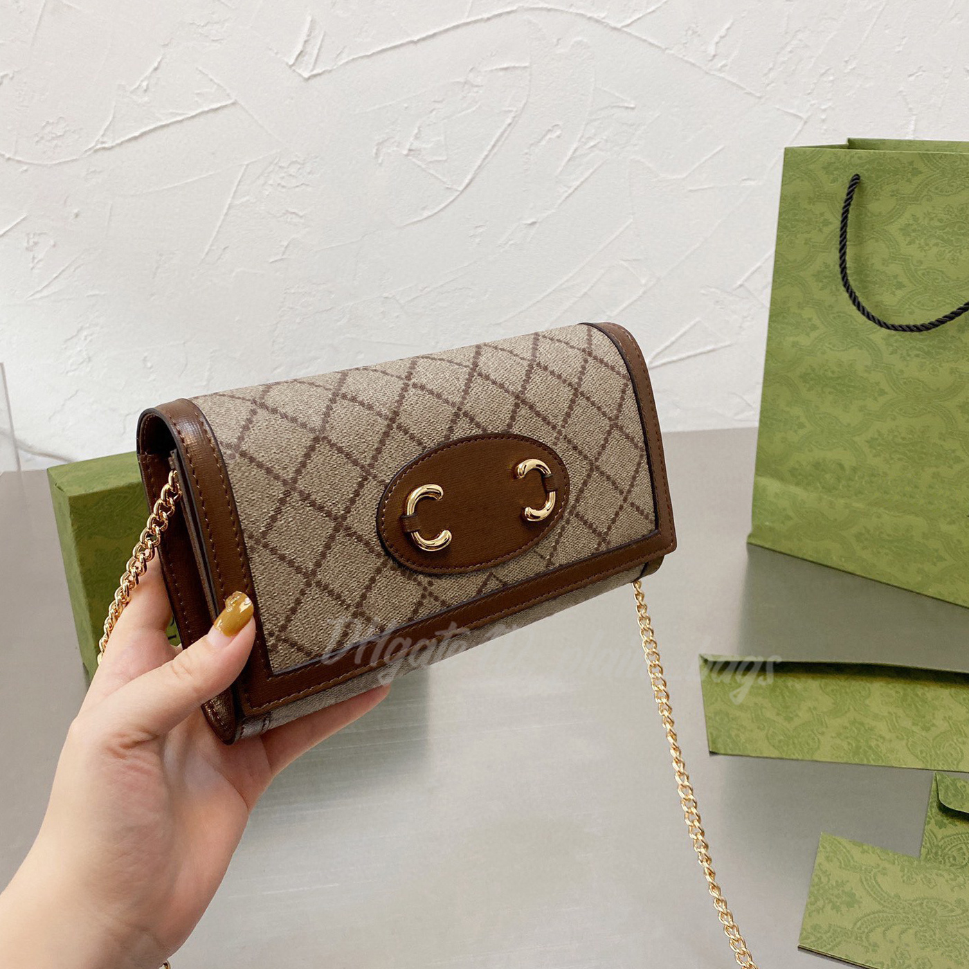 

Wallet designer purses women coin purse handbags casual shopping flap bags shoulder clutch luxury crossbody bag cardholder totes leather armpit Bag plain handbag, No bag