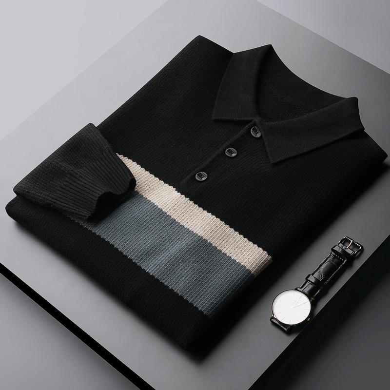 

Minglu Autumn Winter Male Sweaters High Quality Business And Casual Keep Warm Mens Sweaters Fashion Slim Fit Man Sweater 4XL, Black