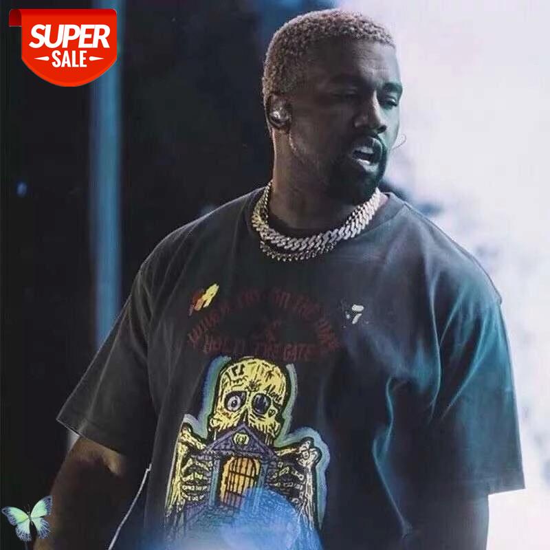 

Season 6 Kanye XXXTentacion t shirt hold the gate Plants vs. Zombies t-shirt men women #E85m, White;black