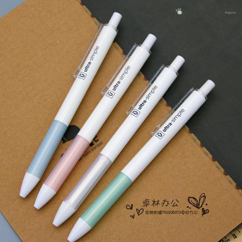 

High Quality Push Type Gel Pen H2601 0.5mm Tip Black and Blue Neutral Pen Business Pens Office Supplies 3pcs/lot1