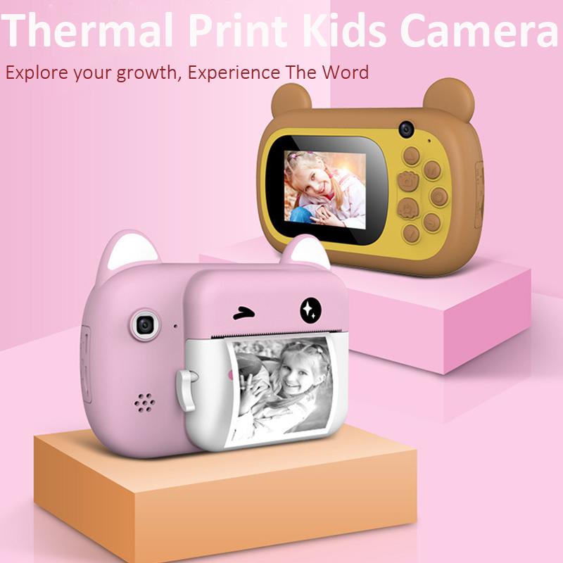 

Kids Printing Camera for Children Instant Print Camera Digital Children's With Thermal Photo Paper Toys For Birthday Gift