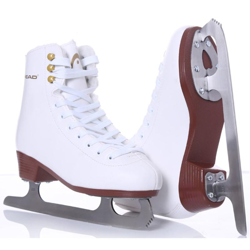 

High Quality HEAD Hyde F200 Thicken Warm Plush Figure Skate Shoes Children Adult Beginner Skating Shoes Ice Hockey Knife, As pic
