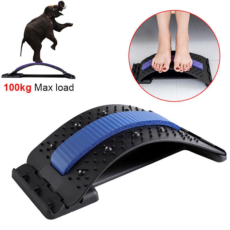 

Back Massager Stretcher Lumbar Support Relaxation Equipment Massage Tools Straighten The Lumbar Spine Relieve Back Pain