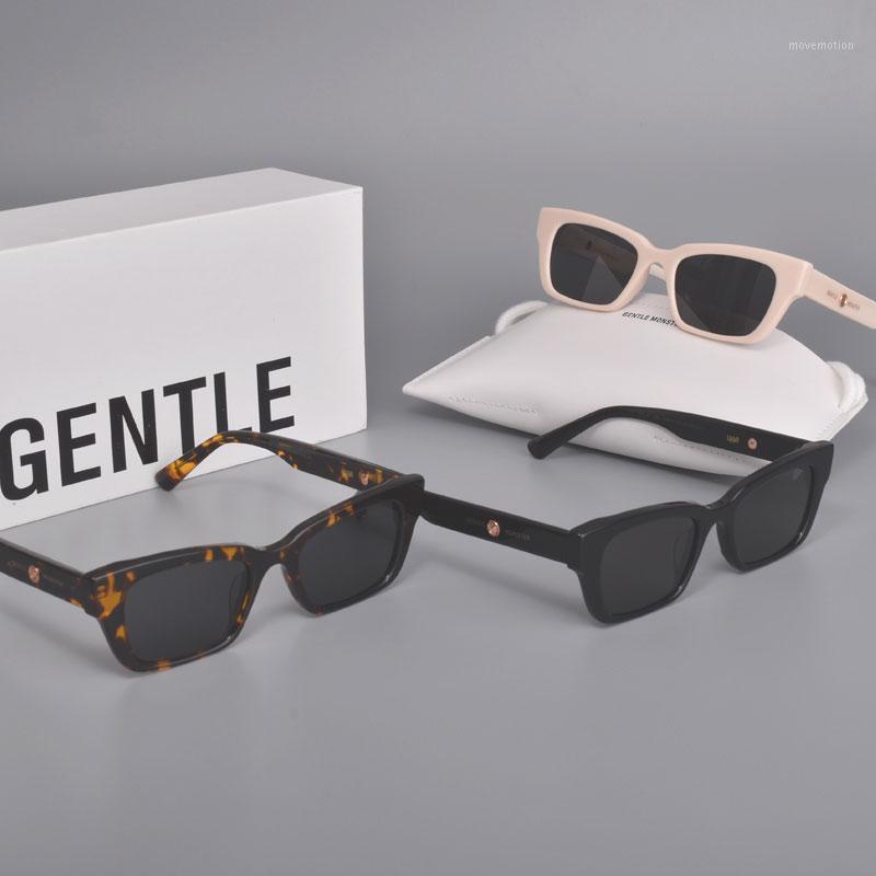 

2020 New fashion design GENTLE FLATBA Sunglasses 1996 Women Men Rectangle acetate Polarized UV400 Sun Glasses1