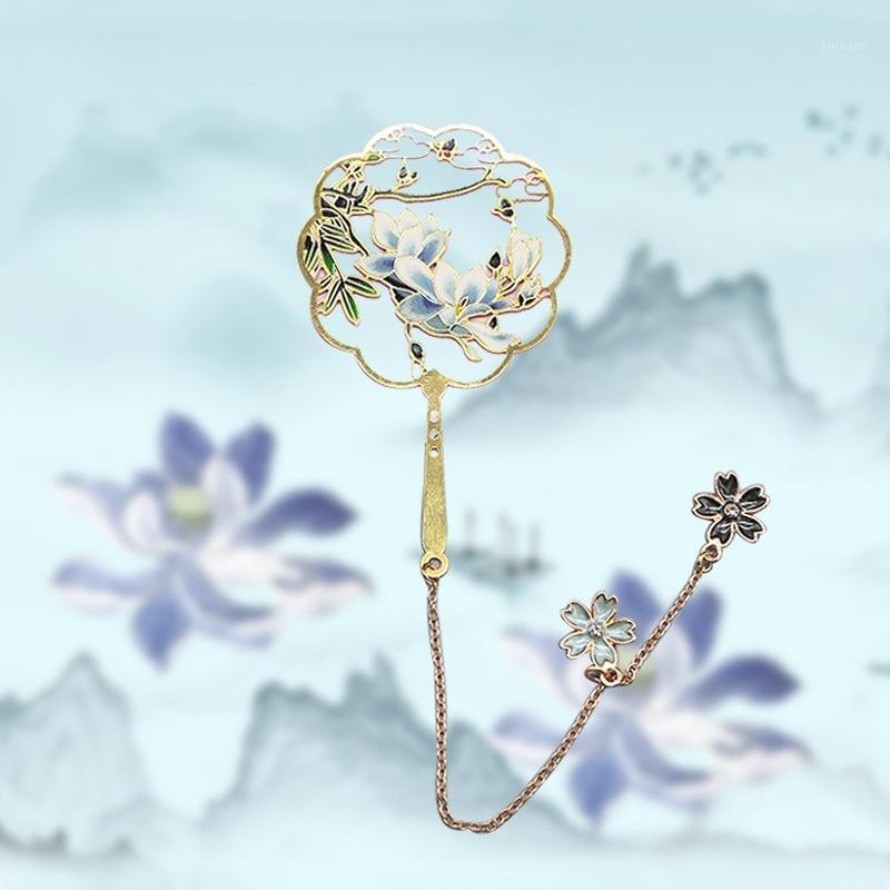 

Metal Bookmark Chinese Style Color Brass Tassel Retro Book Mark for Teachers Gift Student Supplies Gift Office School Stationery1