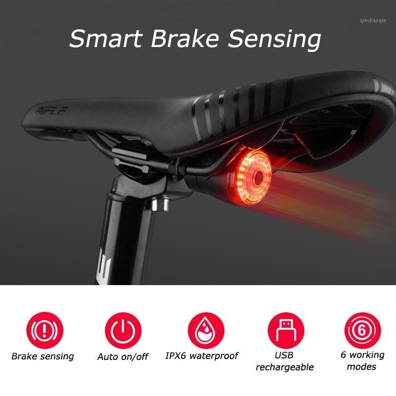 

LEADBIKE Smart Brake Sensing Bicycle Rear Lights Cycling Light Waterproof USB Charging Bike Lights Led Taillight Mtb Accesorios1