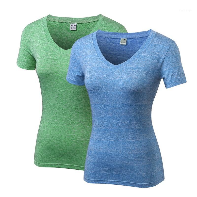 

2020 Quick Drying Women' T-shirt V sharp Collar Sweat Breathable T Shirts of Girls 7 Colors Available Sport Jays Jersey1