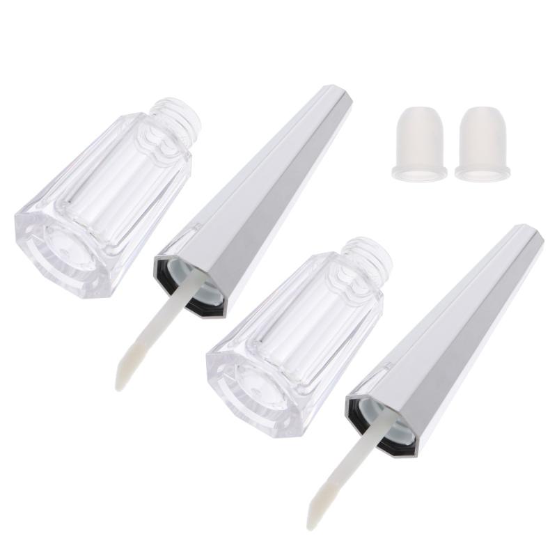 

6pcs Conical Lip Container DIY Lipstick Tube Lip Gloss Tube Cosmetic Vials