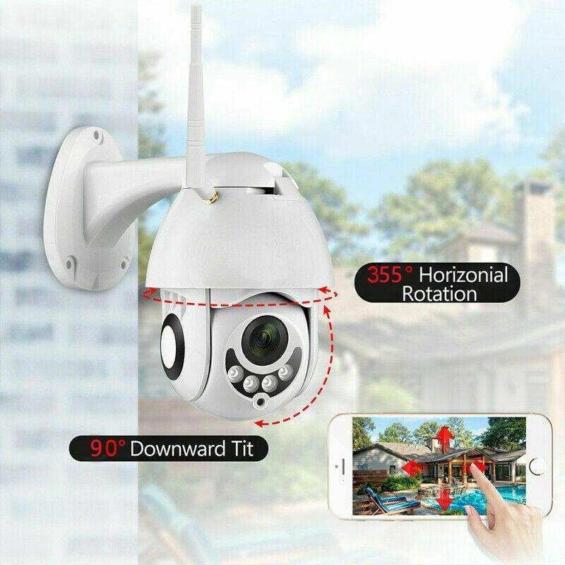 

Home Security Camera IP Camera 1080P HD CCTV Security Video Network AI Human Detect Wireless Two Way Audio Waterproof1