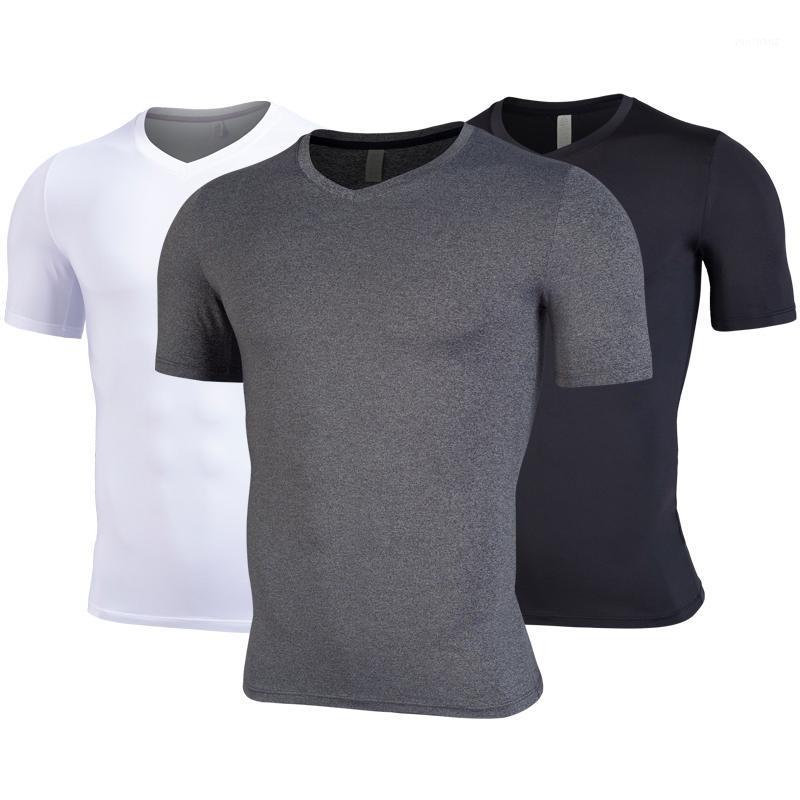 

Running Sport T-shirt Men Gym Fitness T Shirt Male Jogging Training Solid Tee Tops Casual Sportwear Workout Tops1, Darkblue