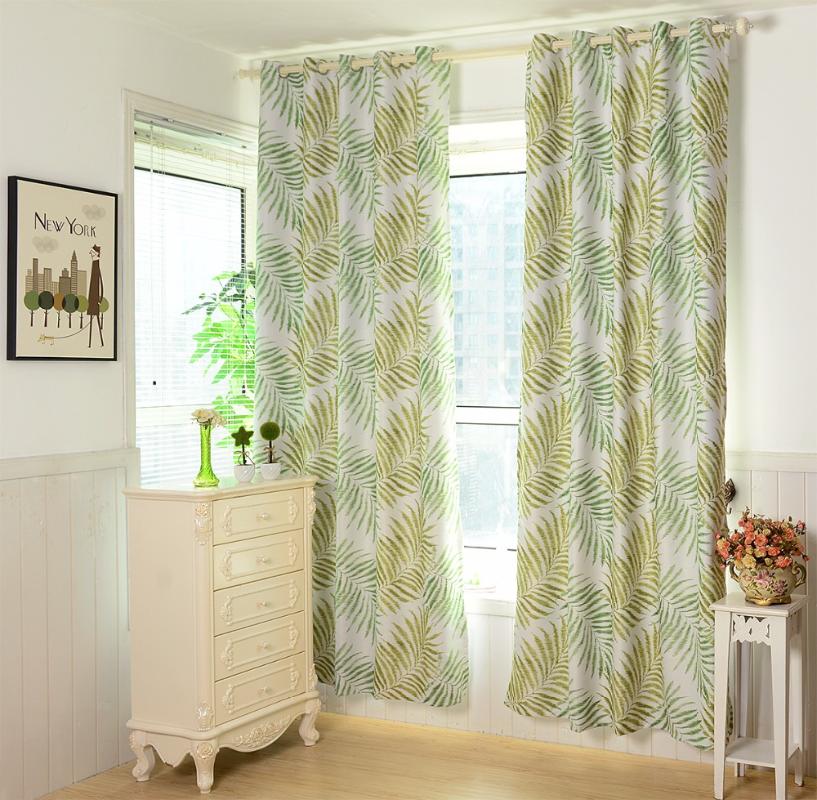 

2020 New Hawaiian Tropic curtains blackout curtains for living room rideaux pour le salon window curtain cortinas, Green
