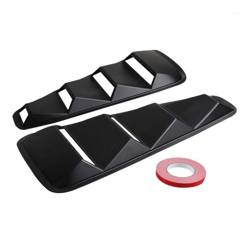 

2PCS New Quarter Side Window Louvers Scoop Cover Vent For 2005-2014 Mustang Side Window Air Intake Panel Black1
