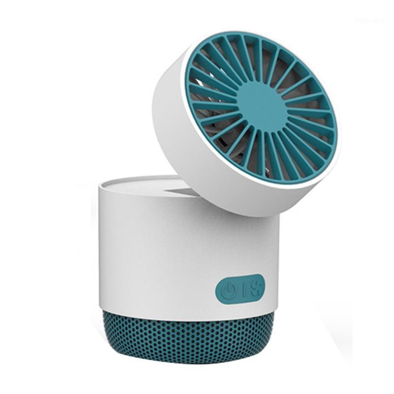 

Mini Portable Fan with Bluetooth 5.0 Speaker USB Rechargeable Mute Work 2.1 Channel Two in One1