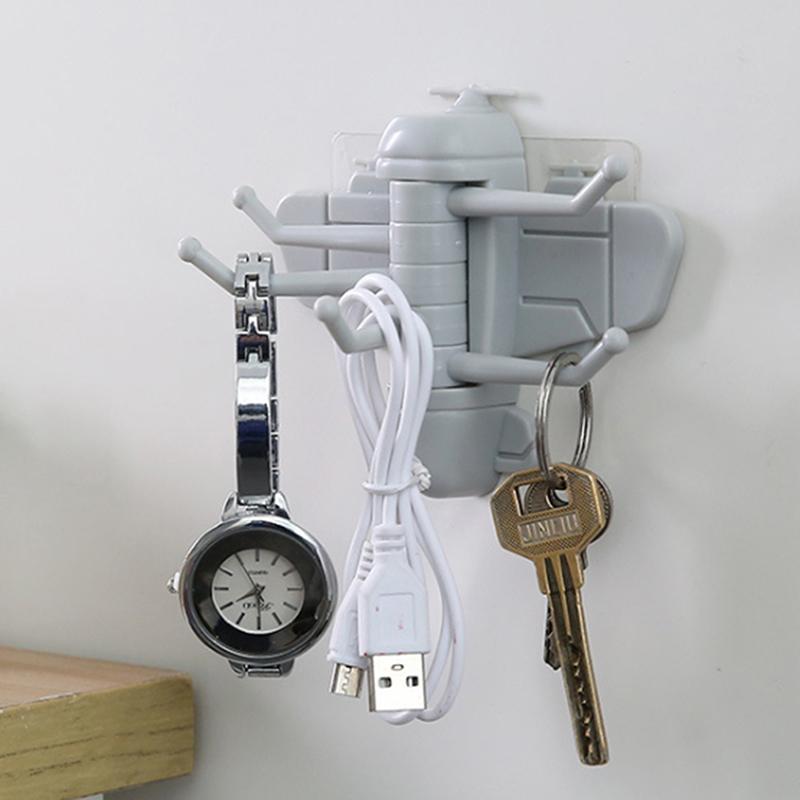 

multi-purpose Hooks For Home Rotating Hooks Aircraft Shape Wall Mounted Hanger Towel Kitchen Bathroom Storage Racks