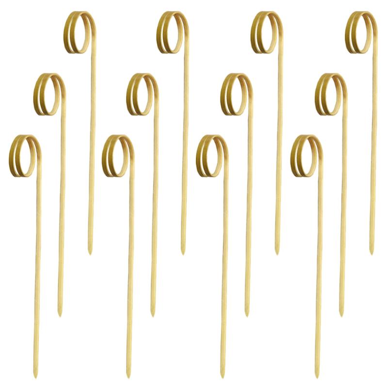 

100pcs BBQ Fruit Chocolate Bamboo Stick Party Buffet Disposable Fruit Picks