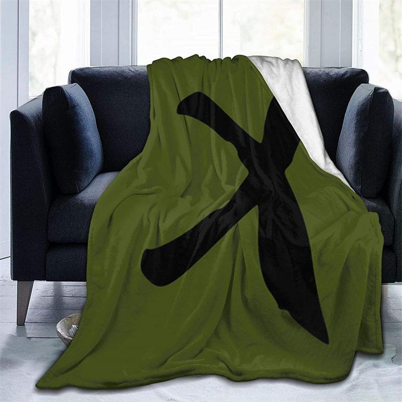 

Blankets Royal Gurkha Rifles (British Army) Cubre Camara Green Throw Blanket 3D Print On Demand Sherpa Super Comfortable For Sofa