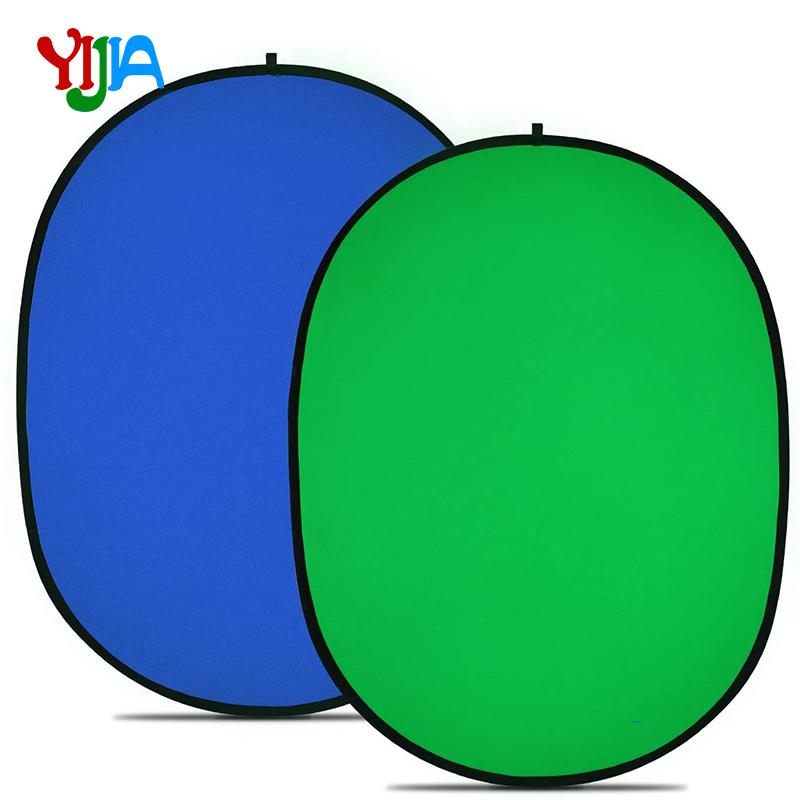 

Indoor 1.5*2m Portable Video Backdrop Green Screen Chroma Webcam Background With Carrying Bag