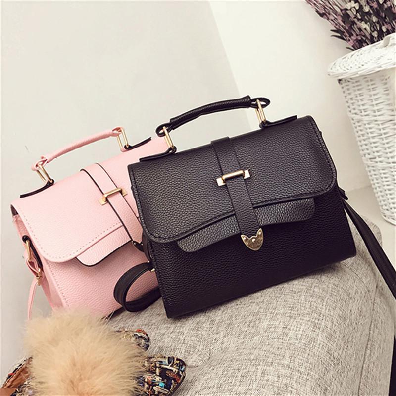 

PU Leather Women's Handbags New Designed Crossbody Bags For Women Luxury Female Travel Shopping Shoulder Bag, Black