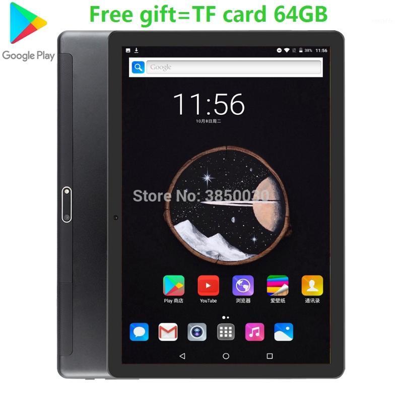

New Android 9.0 tablet 10 inch 3G Phone Call Quad Core 2G+32GB ROM+TF card 4 Cores Dual SIM Cards 1280*800 IPS 5.0MP tablet Gift1, Black
