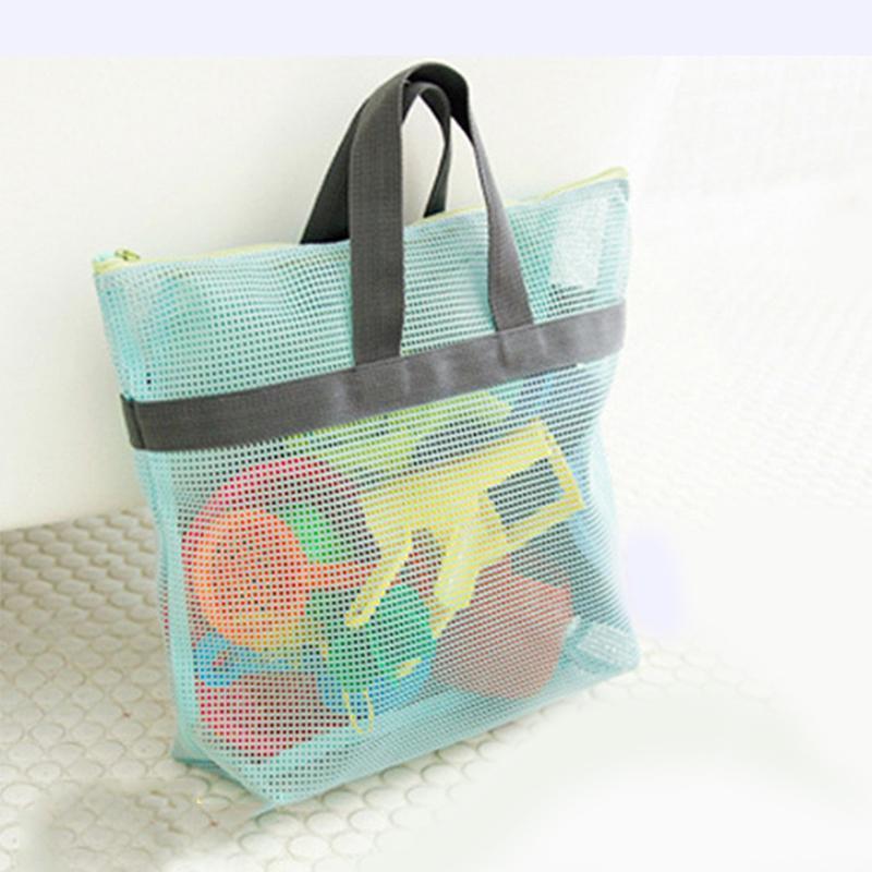 

Women Outdoor Travel Beach Bags Organizer Home Bathroom Sundries Hanging Bag Mesh Toy Cloth Bags Baskets For Kids1