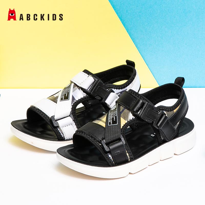 

ABCkids Baby Comfortable Sandals 2020 Summer New Boy Girls Beach Shoes Kids Casual Sandals Children Fashion Sport, Black