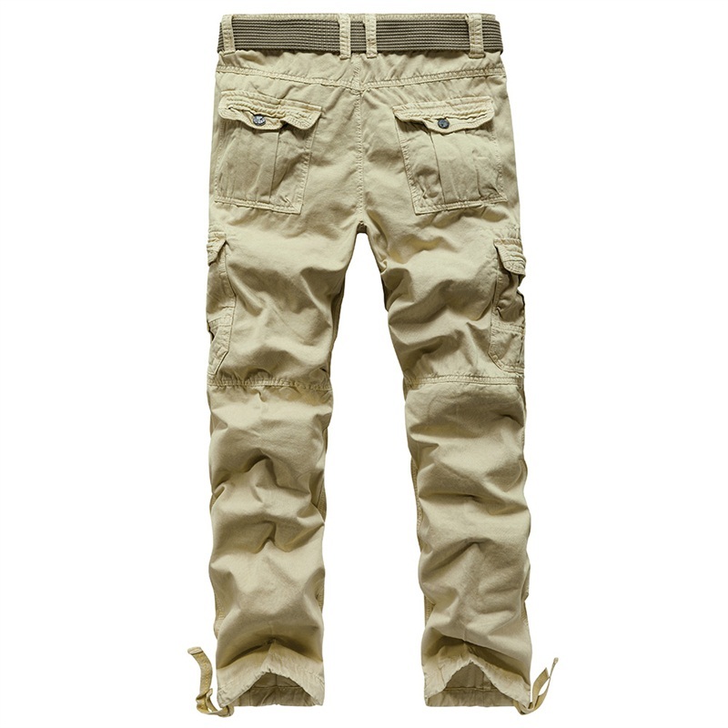 

2021 New Load Trousers of Multi-stock Tactical Men Male Cotton Corridors Mens Style Long Pants Quality Autumn 54 O47O, Black