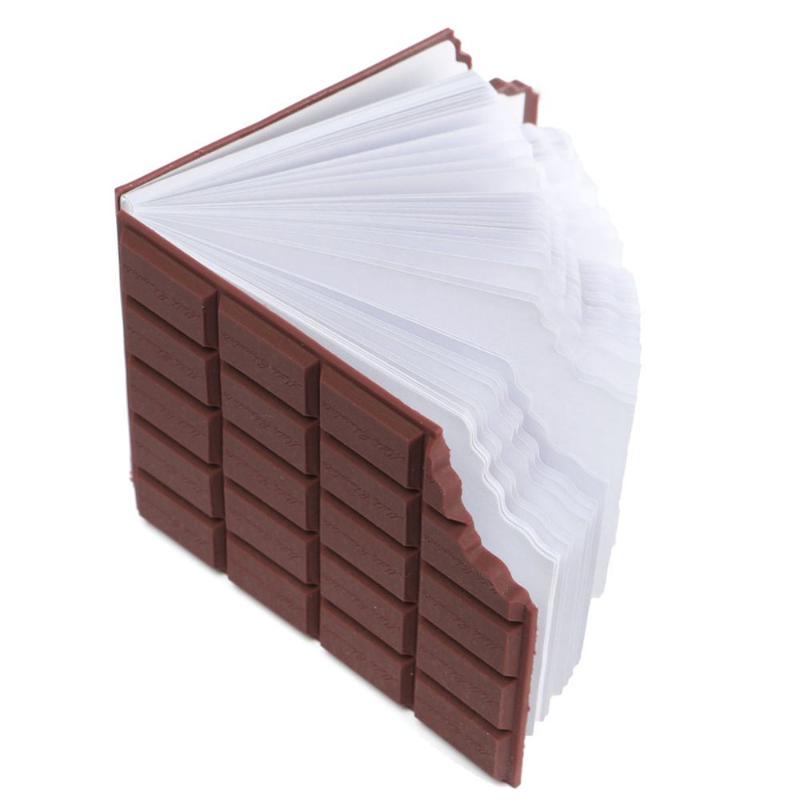 

Best Promotion Convenient Creat Stationery Notebook Chocolate Memo Pad DIY Cover Notepad School Gift