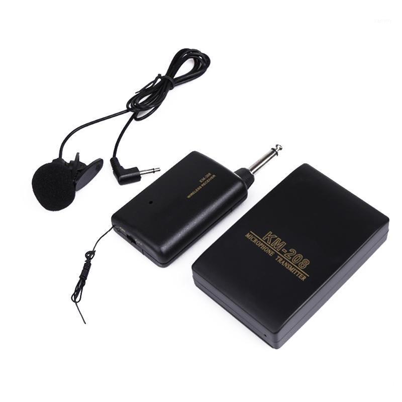 

3.5mm Stereo Wireless FM Transmitter Receiver Lavalier Lapel Clip Microphone1