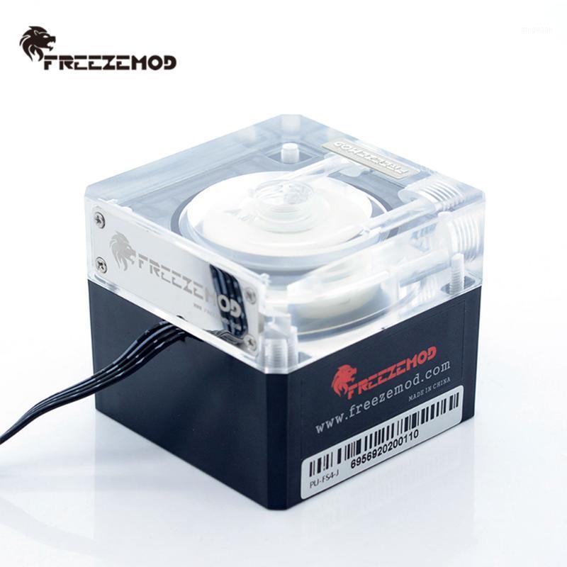 

FREEZEMOD RGB Pump 800L/H PWM speed control POM armor Range 4M MOD Water cooler Pump Lighting head 4M AURA Acrylic Cover1
