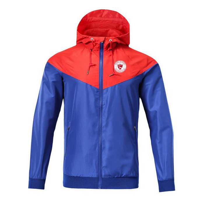 

sligo rovers FC Men's Football Training Jacket Hooded Wind Resistant Jacket Fashion Trend Windbreaker Zipper Football Autumn Jacket