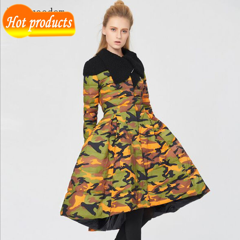 

2021 High Fashion Quality New Women Winter From White Down Parkas Big Turn-down Collar Gross Hot Women' Jacket IJF3, Black