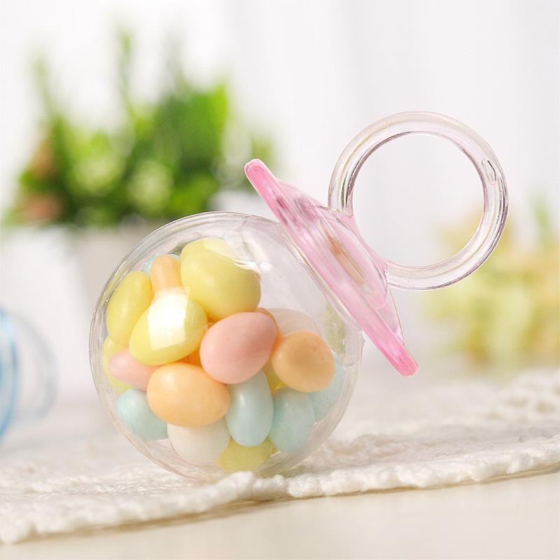

Candy Box Nipple Transparent Plastic Candy Boxes Container For Halloween Children Baby Shower Decor Supplies1