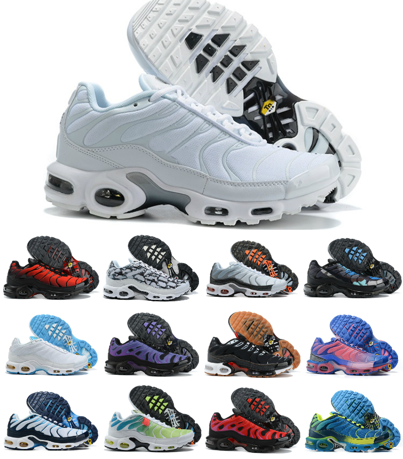 

2021 Air Plus Mens Tn Running Shoes High Quality Triple Black White Tn Maxes Chaussures Requin Homme Smoky gray Designer Sneakers Trainers, T-n005