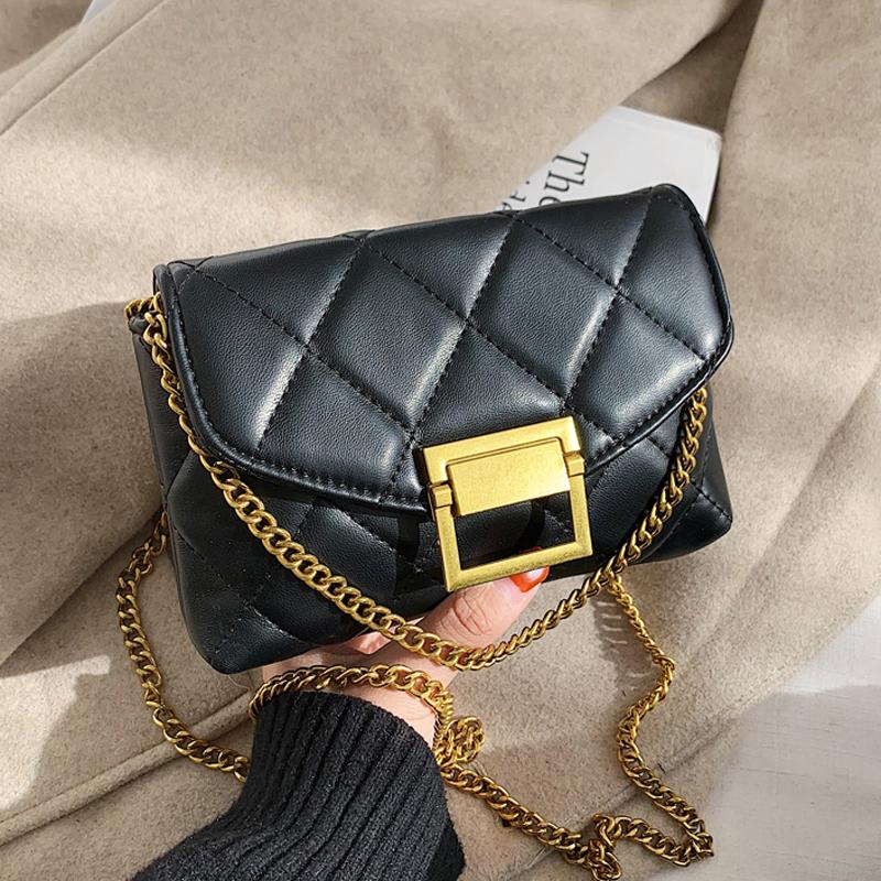 

High Quality PU Leather Flap Chain Crossbody Bag 2021 Fashion New Fashion Lady Travel Luxury Shoulder Handbag and Purses Totes, Beige