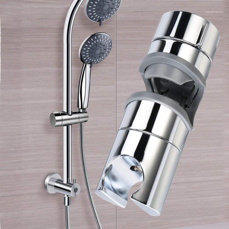 

19~25mm ABS Chrome Adjustable Shower Rail Head Slider Riser Holder Bracket Slide Household Supplies Bathroom Accessories1