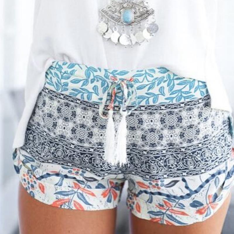 

2021 New Fashion Women Sexy Hot Pants Summer Casual Shorts High Waist Short Pants Daily Wear Printed Casual Home Ee Shipping