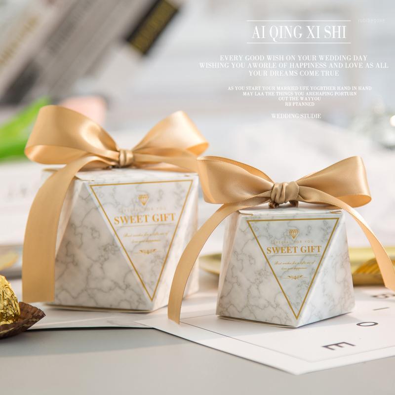 

20/50/100Pcs Marble Diamond Wedding Favor Sweet Gift Bags Candy Box for Wedding Baby Shower Birthday Guests Event Party Supplies1