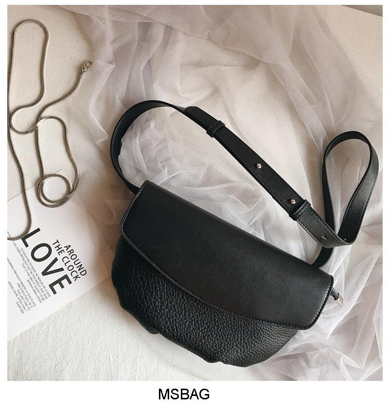 

Fascinating2021 Cowhide First Layer Fashion Leather Ins Women's Chain Running Pleated Bag, Black